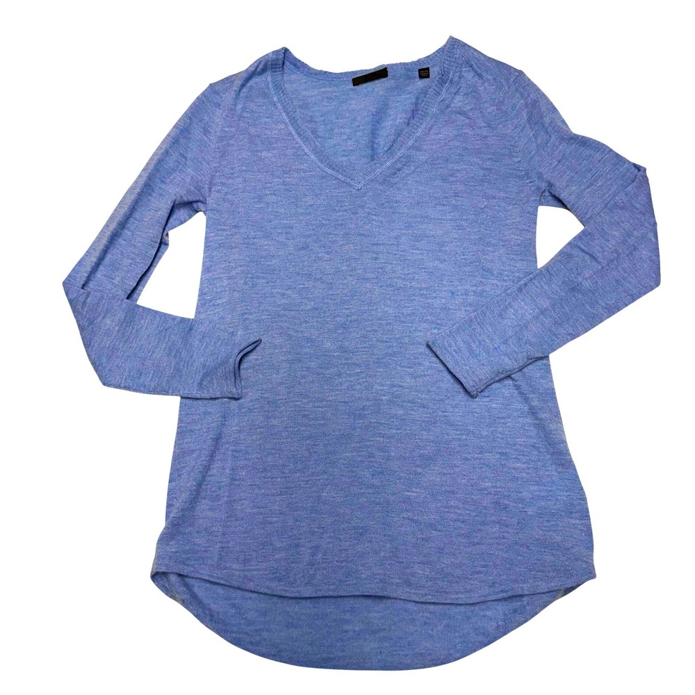 ATM Anthony Thomas Melillo Light Blue 100% Cashmere V-Neck‎ Sweater XS